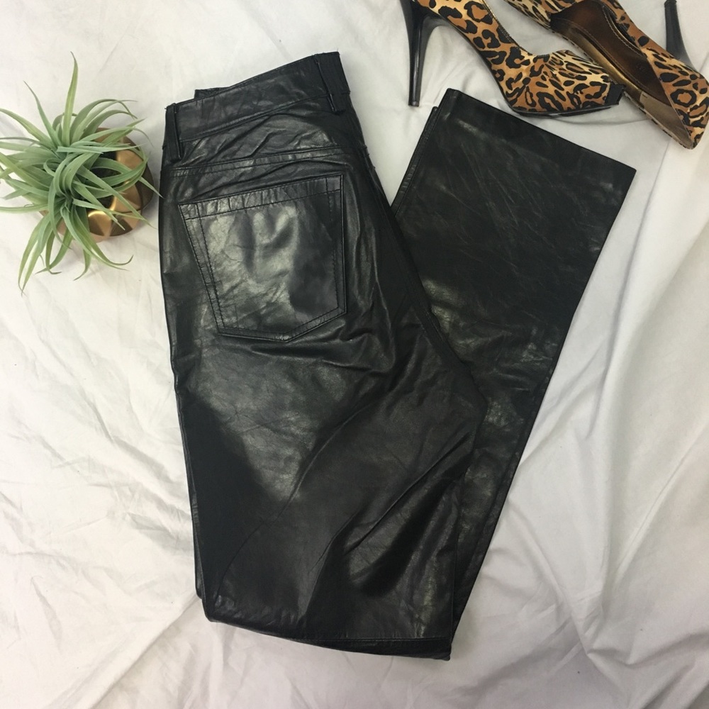 Gap 💯Genuine  Leather Pants